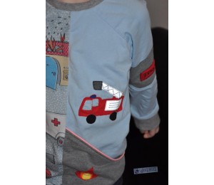 Stickdatei - Feuerwehr Fransenappli